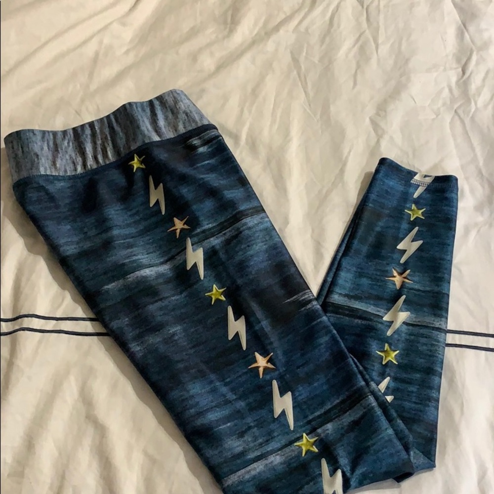 Terez Tall Band Lightning bolt leggings